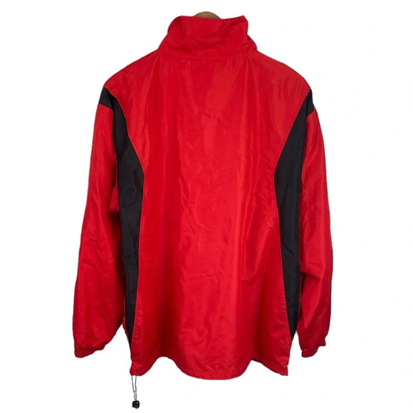 B3 Mens NCAA Texas Tech Red Raiders 1/4 Zip Performance Windbreaker Jacket M - Picture 4 of 5